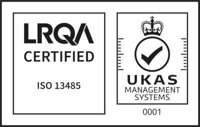 UKAS AND ISO 13485 certified min